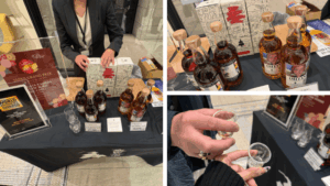 バーニーズニューヨーク銀座レセプションでのウイスキー試飲コーナー