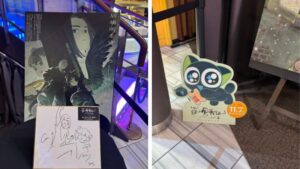 ロシャオヘイ戦記2のポスターとサイン展示