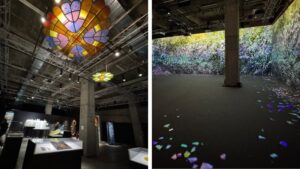 ガウディの世界観を表現したプロジェクションマッピング空間