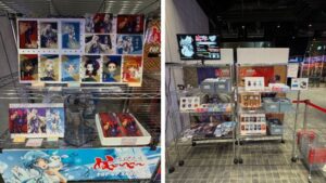 歌舞伎町タワーで開催された地獄先生ぬ~べ~POP UP SHOPのグッズ売り場全体
