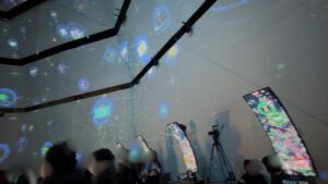 攻殻機動隊展 GALLERY Aの電脳空間インスタレーション