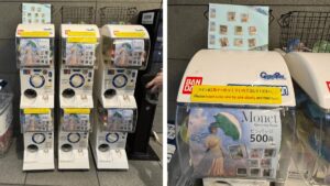 モネ展(アーティゾン美術館)ショップ前のガチャガチャ