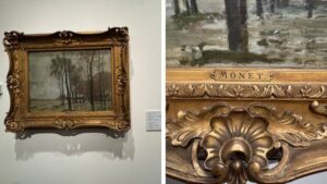 モネ展（アーティゾン美術館）撮影可能エリアの作品とサイン