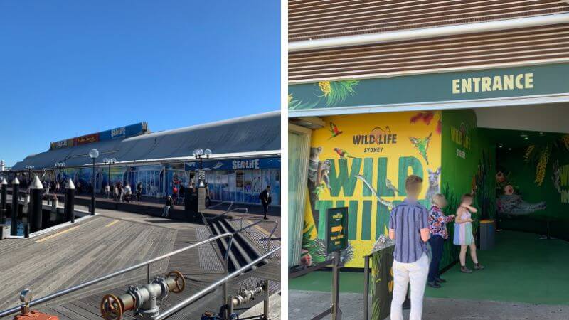 WILD LIFE Sydney Zooの入口