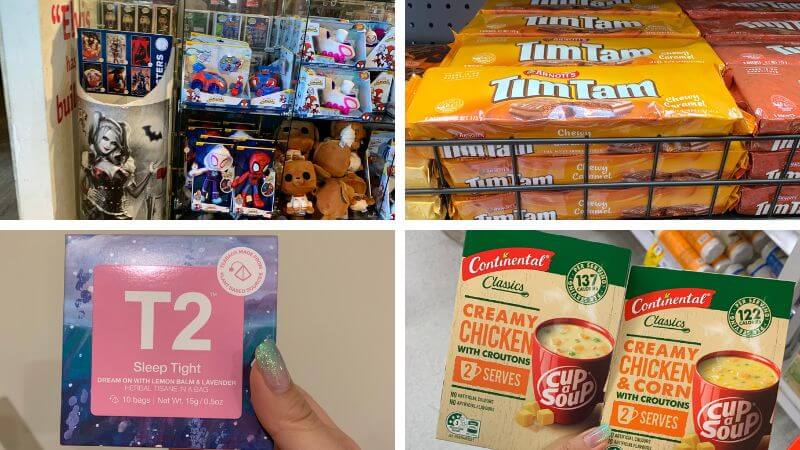 WILD LIFE Sydney Zooのお土産コーナーとスーパーで購入したお土産