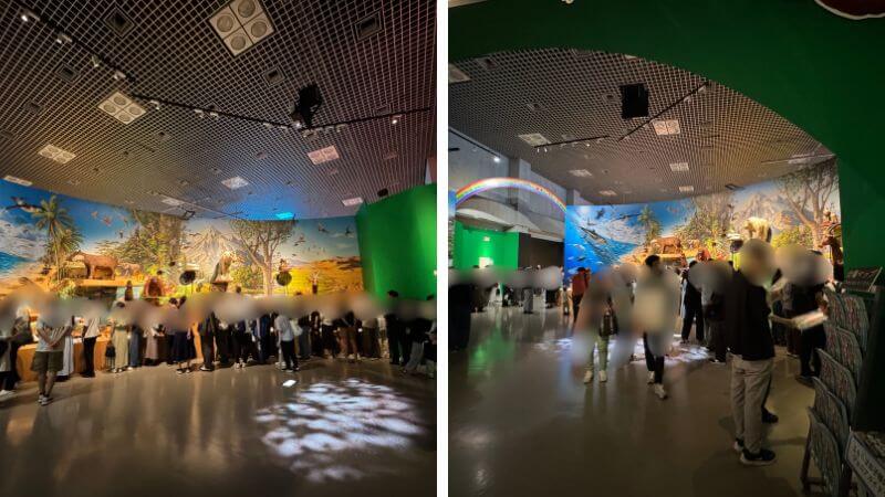 2026年7月25日土曜日午後のいきもの超ワールド展会場内