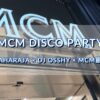 MCM銀座の外観と「MCM DISCO PARTY」のタイトル画像